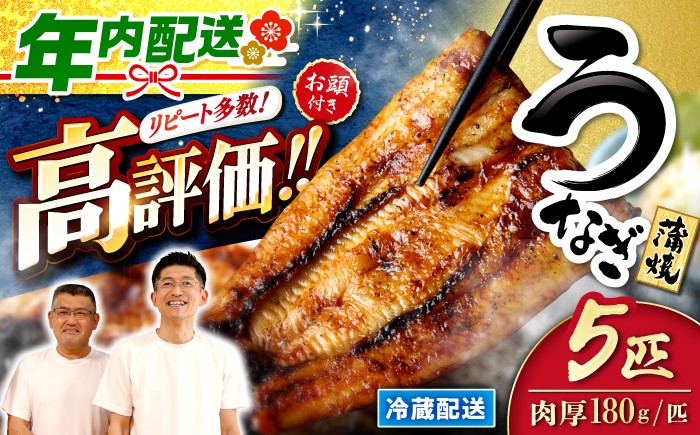 国産 うなぎ 5尾