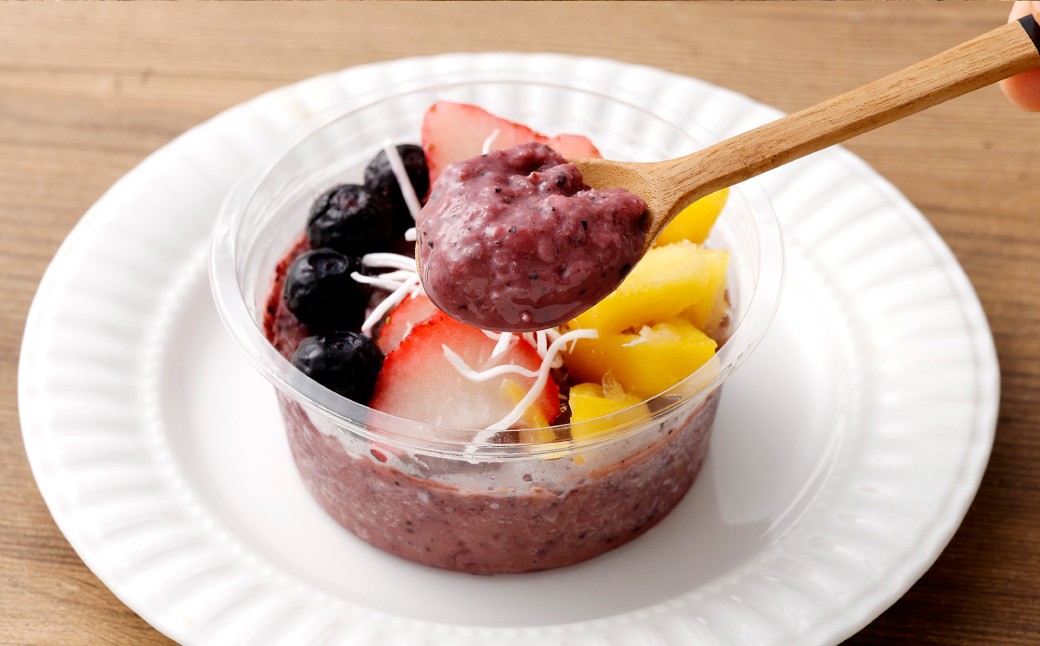 熊本で行列ができる!話題の旬のフルーツを使った 冷凍アサイーボウル 2個