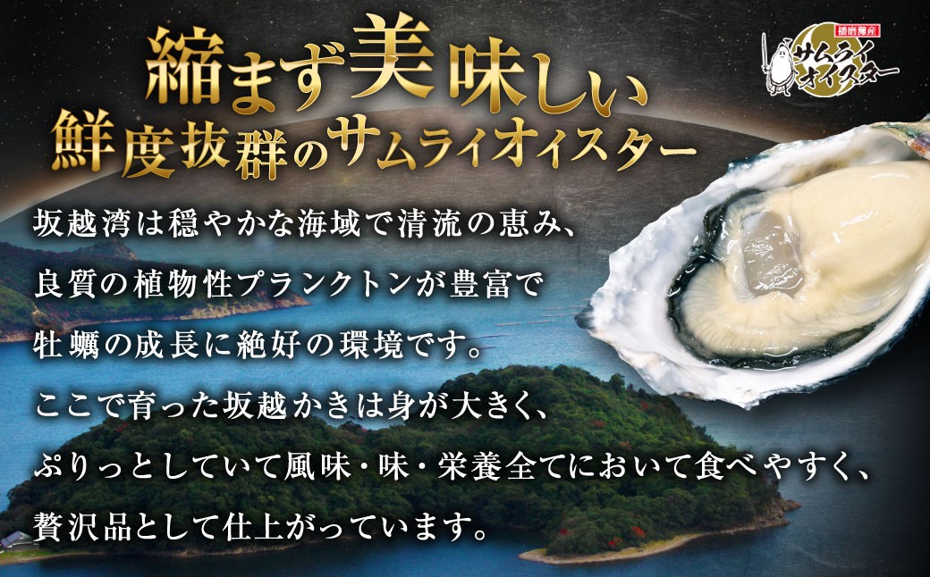 坂越かき むき身 約500g×4パック