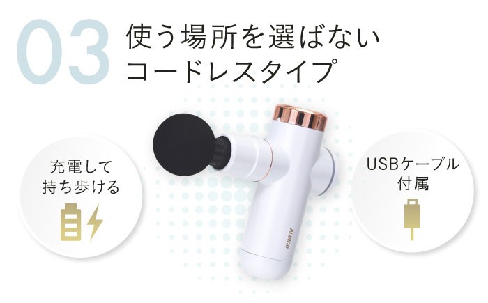 筋膜リリースガン 筋膜リリース 筋膜ガン 健康器具 ハンディガン 姿勢矯正 トレーニング ストレッチ 腰痛 アルインコ