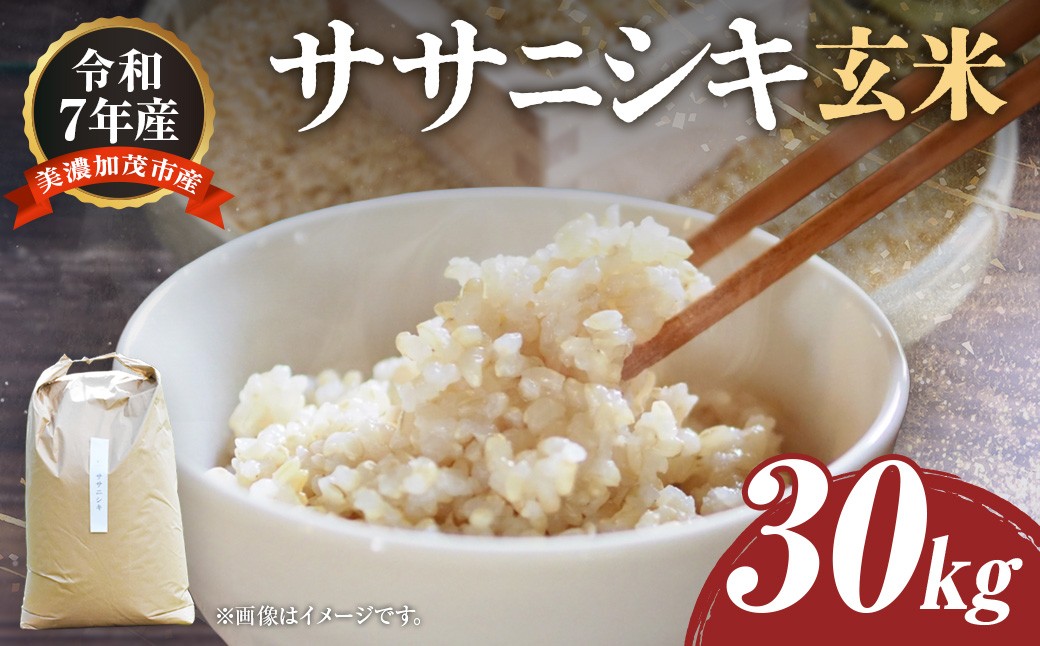 令和7年度産 自然栽培米 ササニシキ 玄米 30kg 農薬 化学肥料 不使用