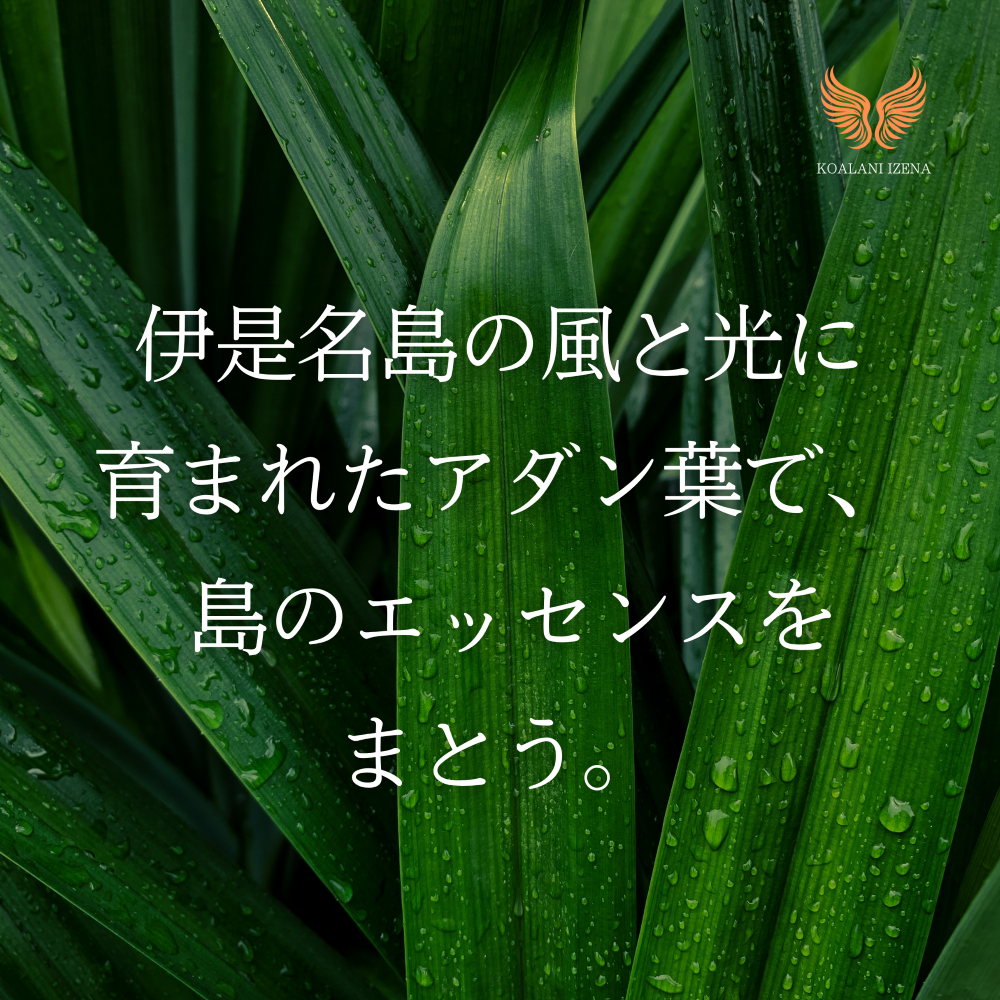 伊是名島の大地のエネルギーを込めて