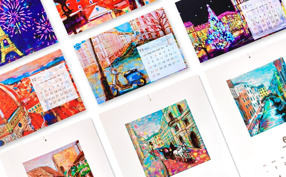 2026 壁掛け カレンダーセット  MARIKO IRIE 