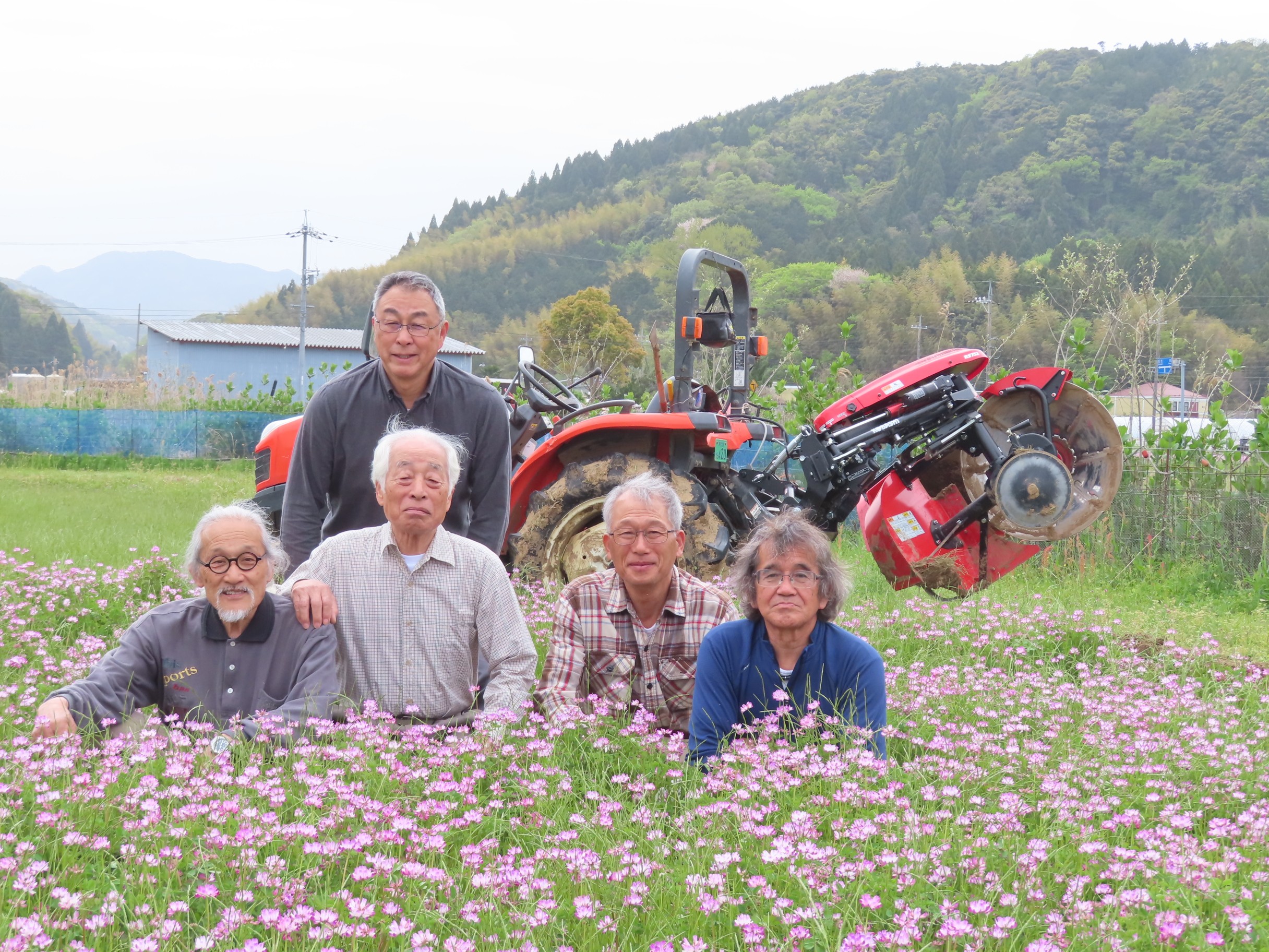 原営農生産組合の方々