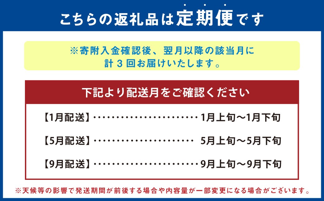 【年3回定期便】くまもとモン（熊本県産品）定期便（バラエティコース）寄附額5万円コース