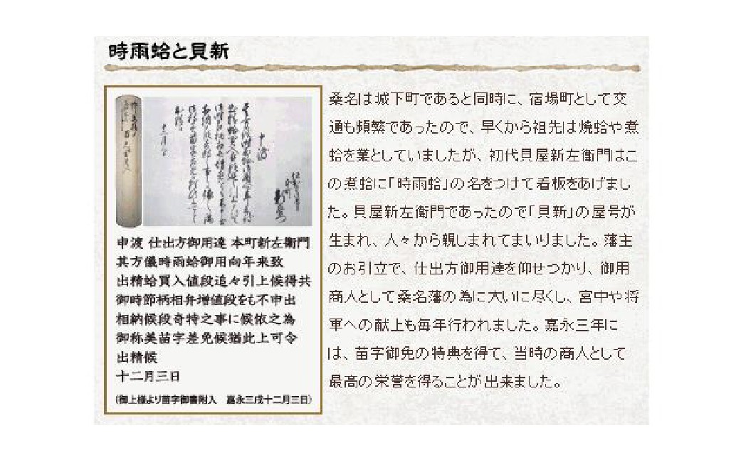 総本家 貝新 志ぐれ蛤 詰合（曲物入）＋総本家 貝新 あさり志ぐれ （曲物入）