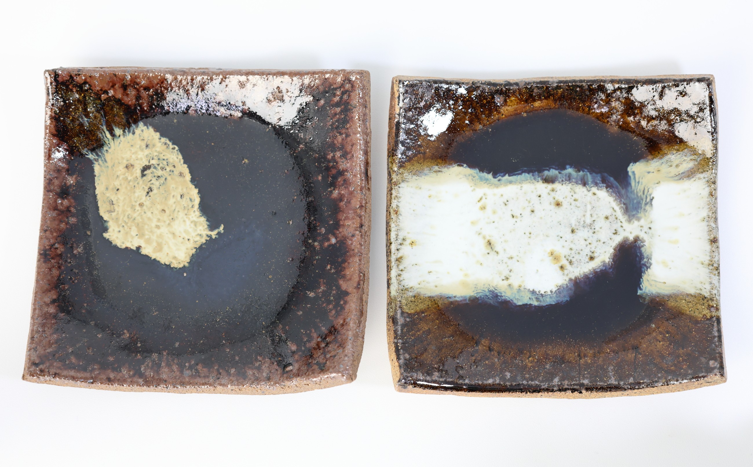 王天家窯 角皿セット