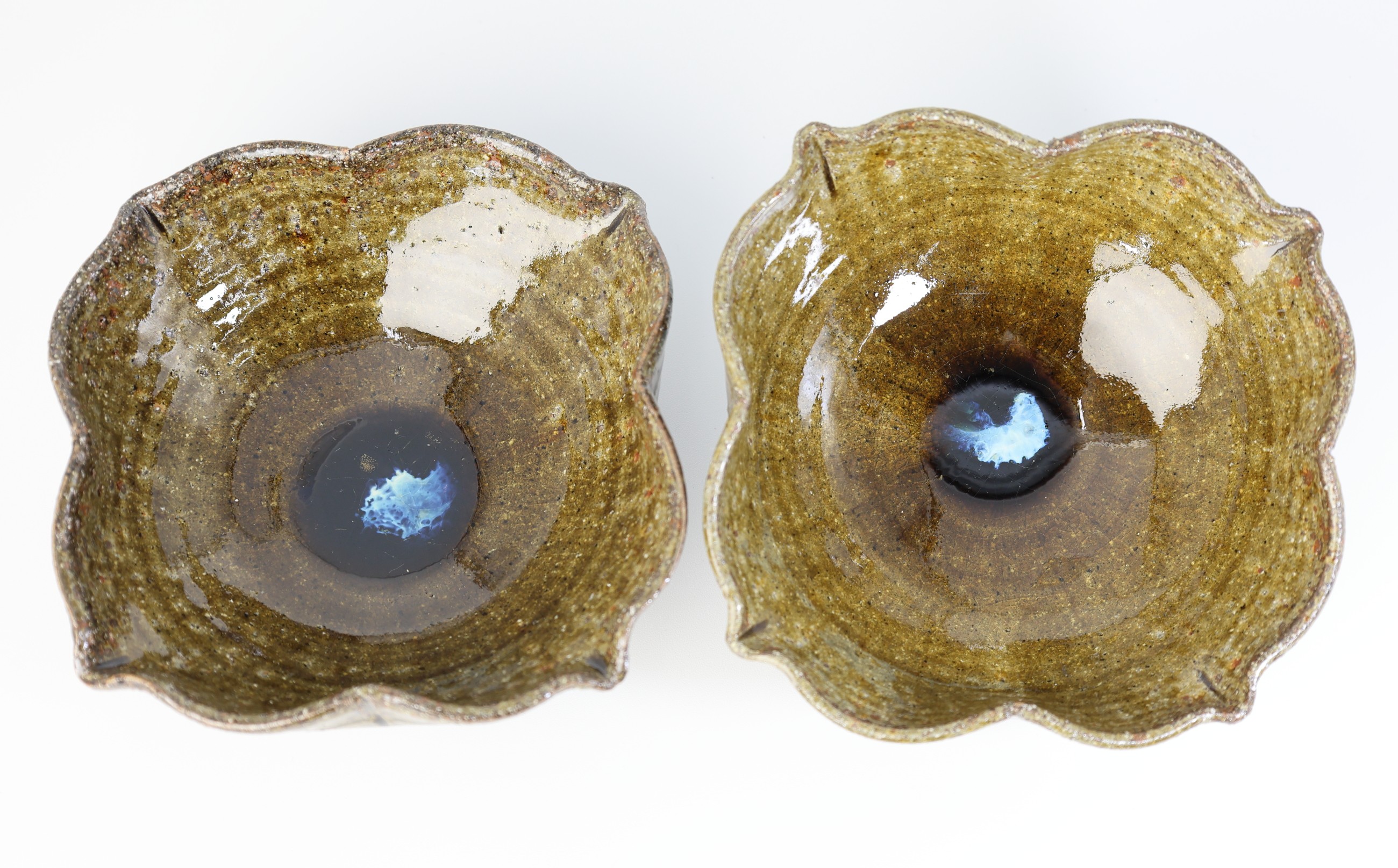 青唐津輪花向付 2客