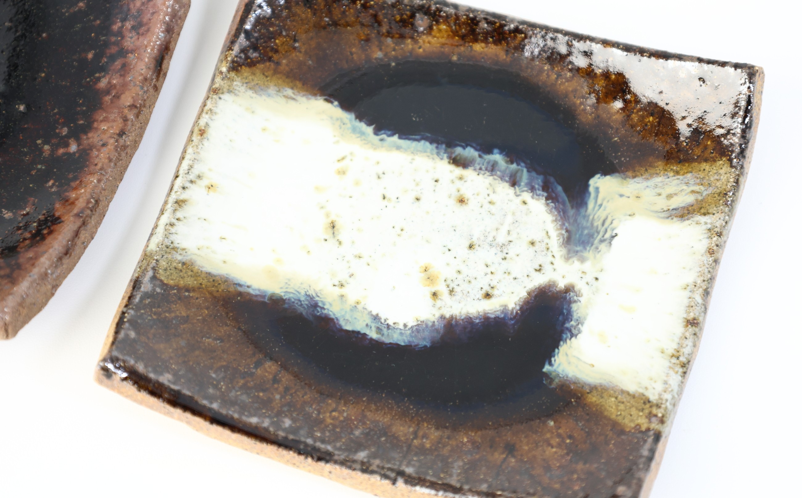 王天家窯 角皿セット