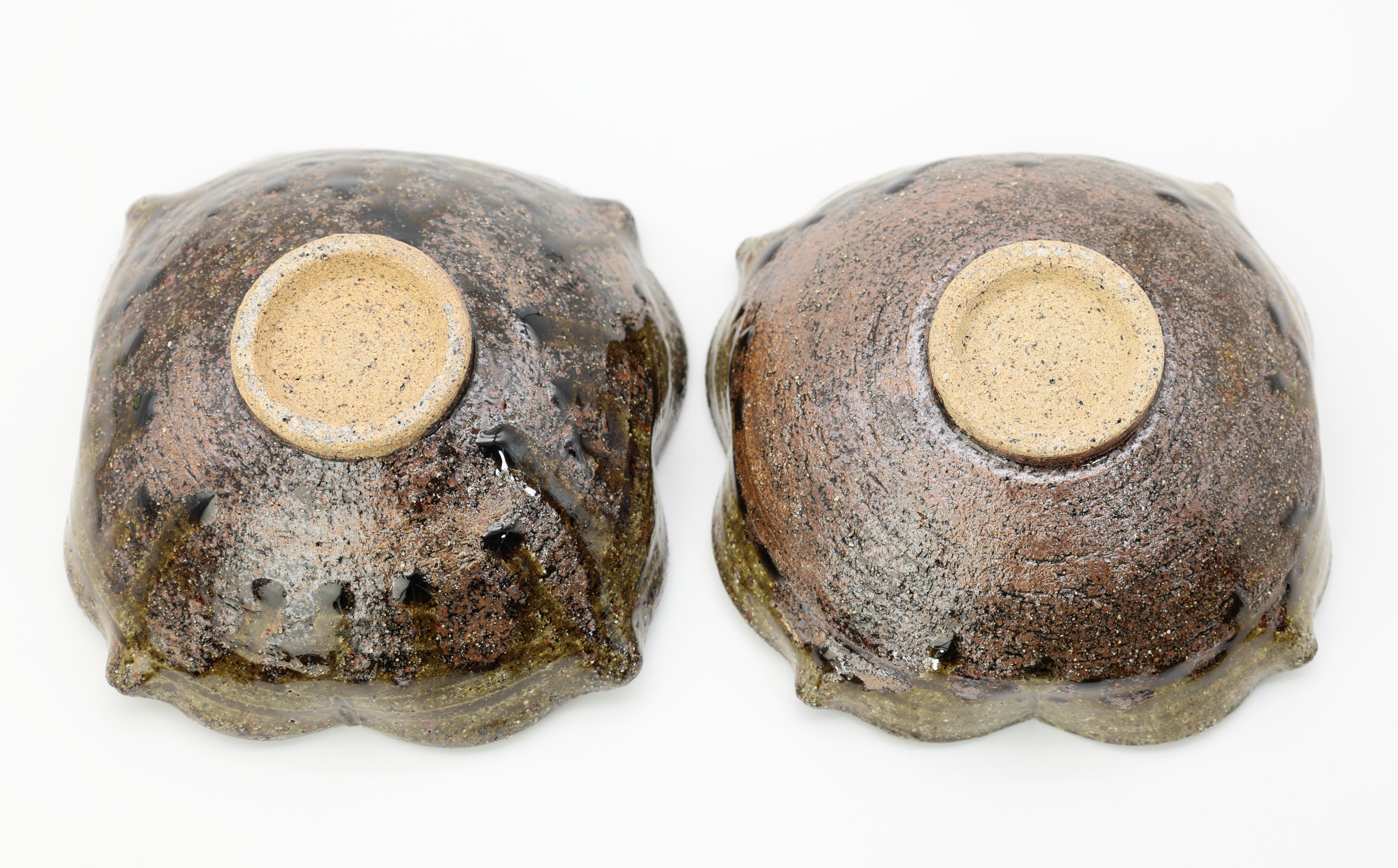 青唐津輪花向付 2客