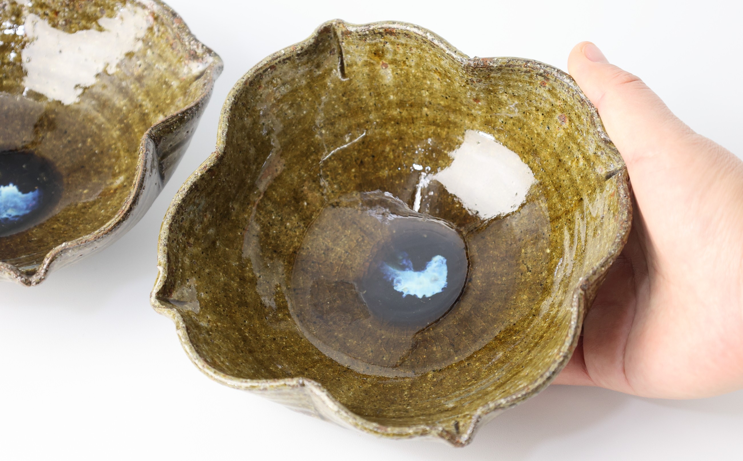 青唐津輪花向付