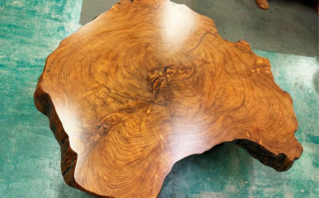 屋久杉輪切りテーブル