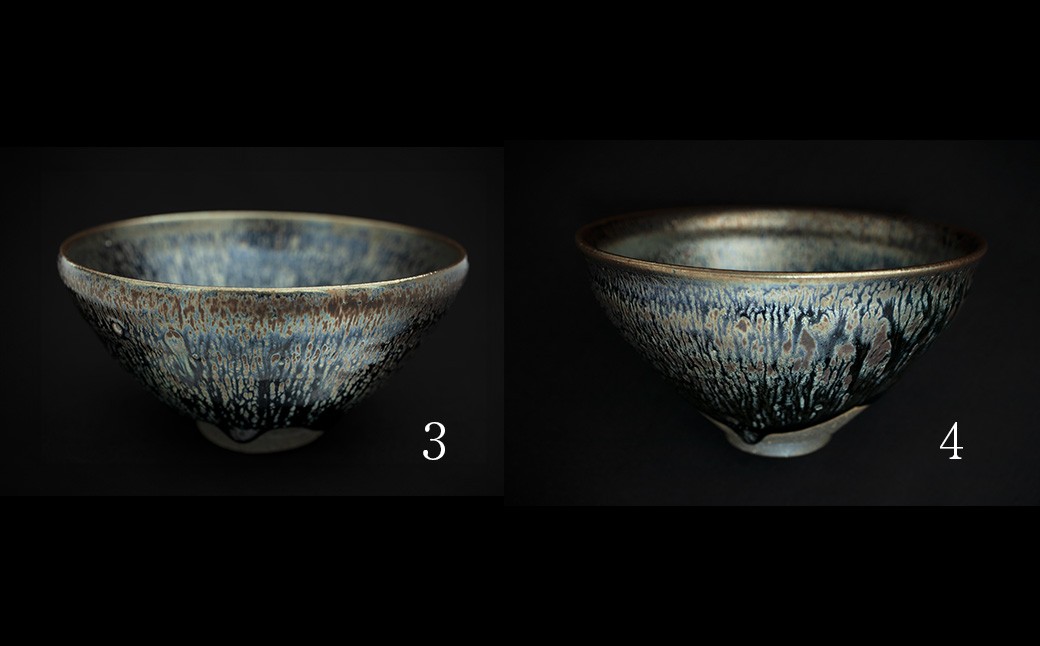 鉄釉窯変茶碗