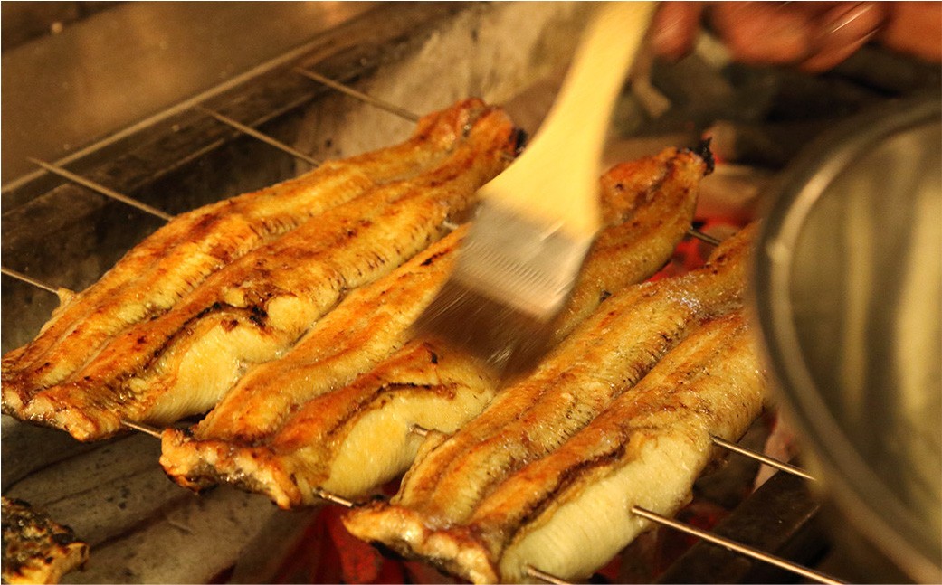 木曽三川ウナギの白焼3尾