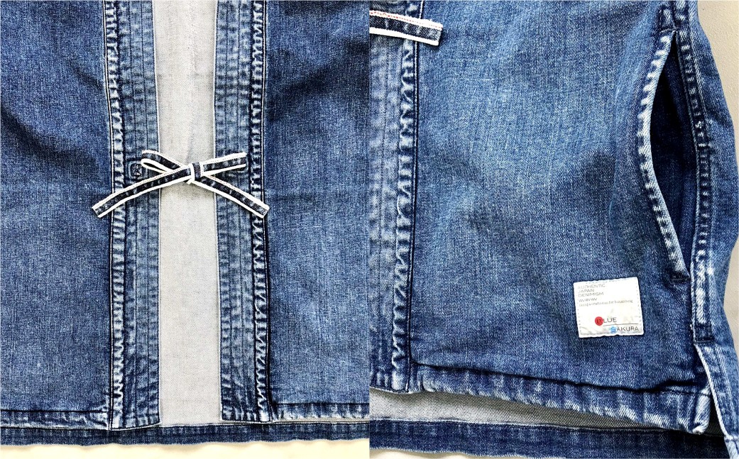 BLUE SAKURAデニム着物ジャケット（長袖）DNTSW02