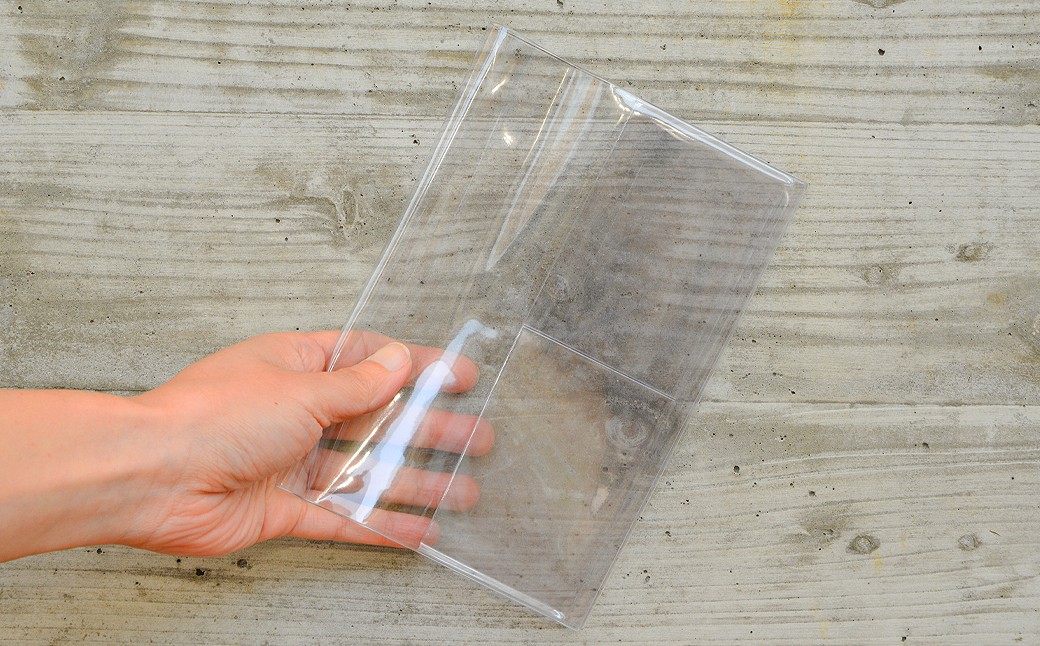 智頭杉の木製御朱印帳　花鳥風月ー　月(カバー付き)