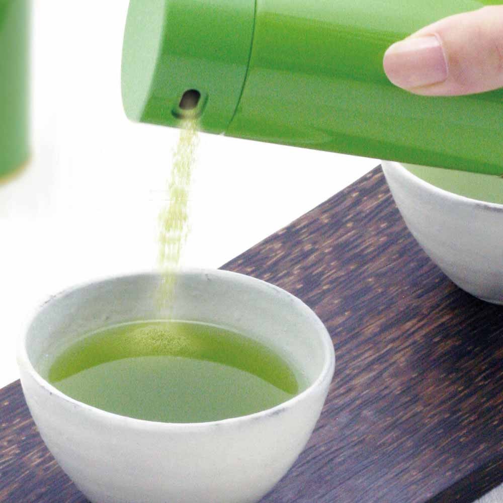 楽らく茶 100g パパット缶 詰め替え｜ 静岡県 静岡茶 粉末 粉末緑茶 緑茶 お茶 茶