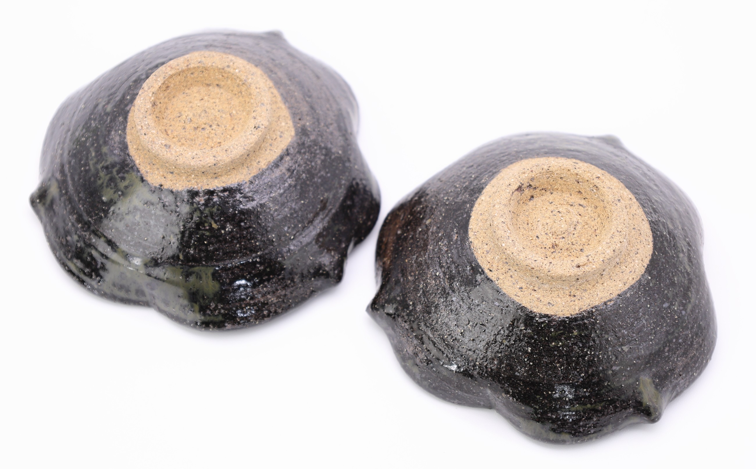 王天家窯 唐津焼 輪花向付(小) 2客