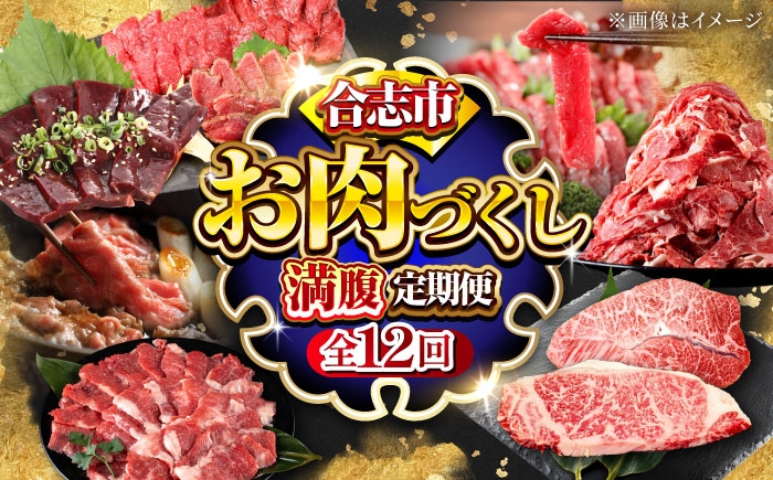 全12回 合志市お肉づくし満腹定期便