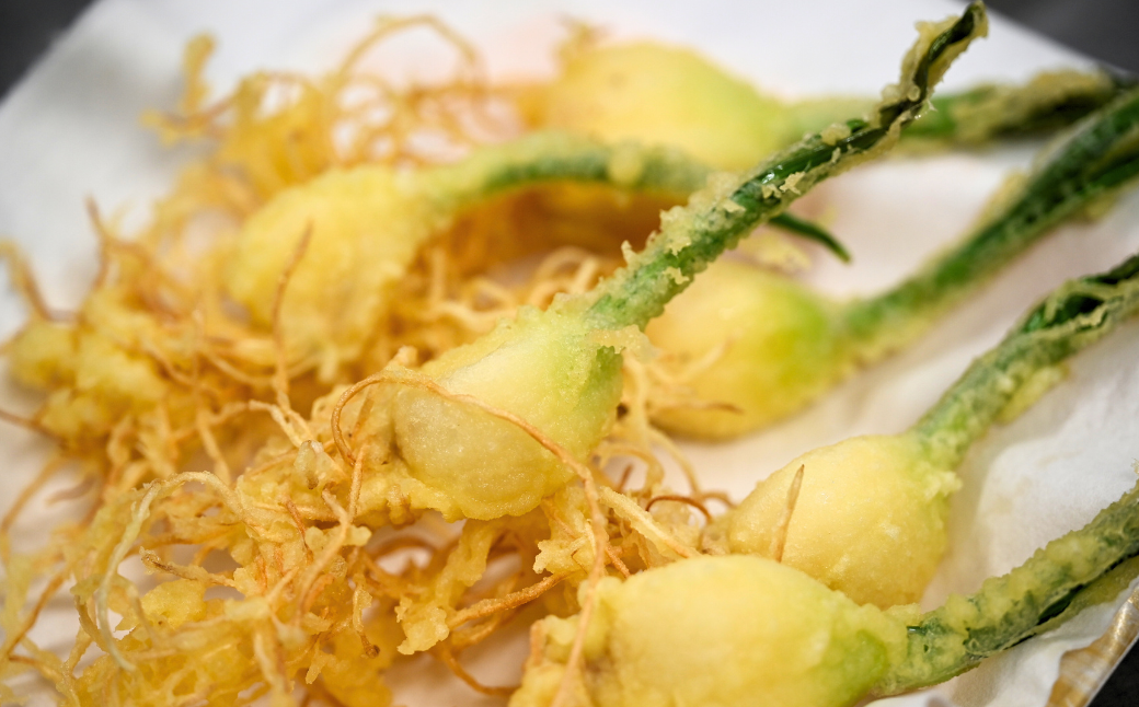 天ぷらや素揚げにぴったり。もちろんまるごと食べられます。