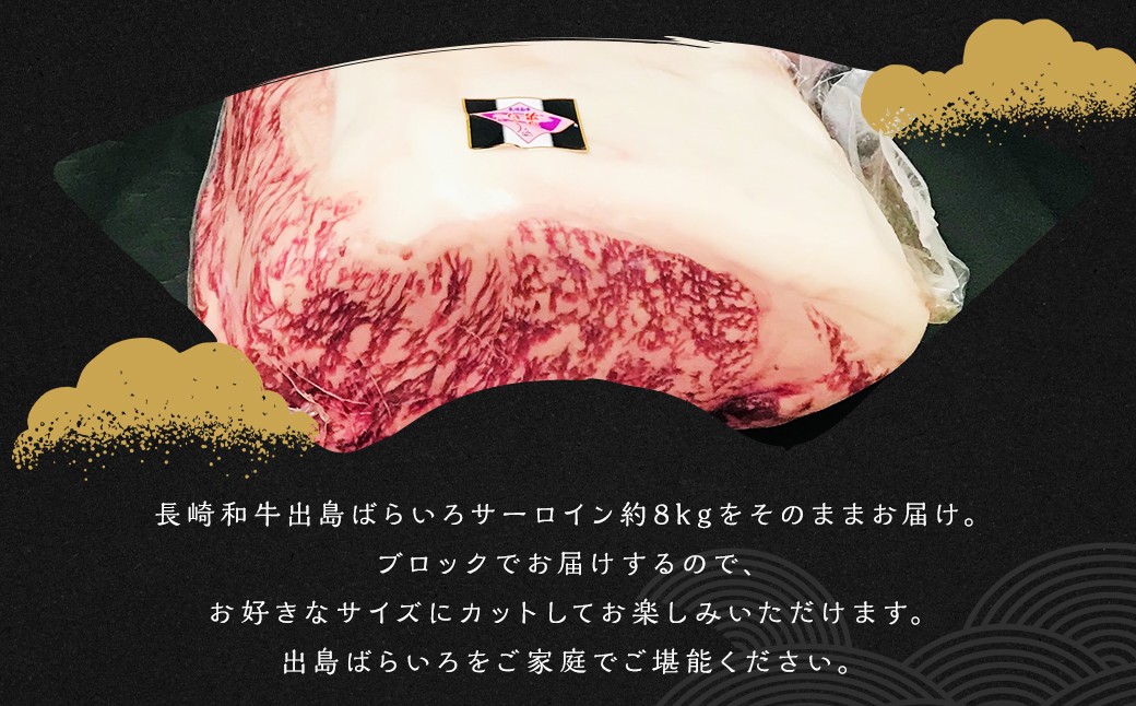 出島ばらいろ サーロイン レディーカット 計約8kg