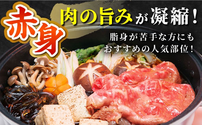【全12回定期便】佐賀牛 赤身スライス 500g【田中畜産牛肉店】 [HBH061] 黒毛和牛 牛肉 定期便 赤身 スライス