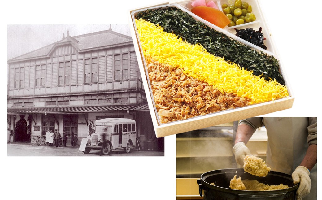 折尾 東筑軒 冷凍 かしわめし 6食入り(3食入×2箱）かしわめし かしわ肉 錦糸卵 のり