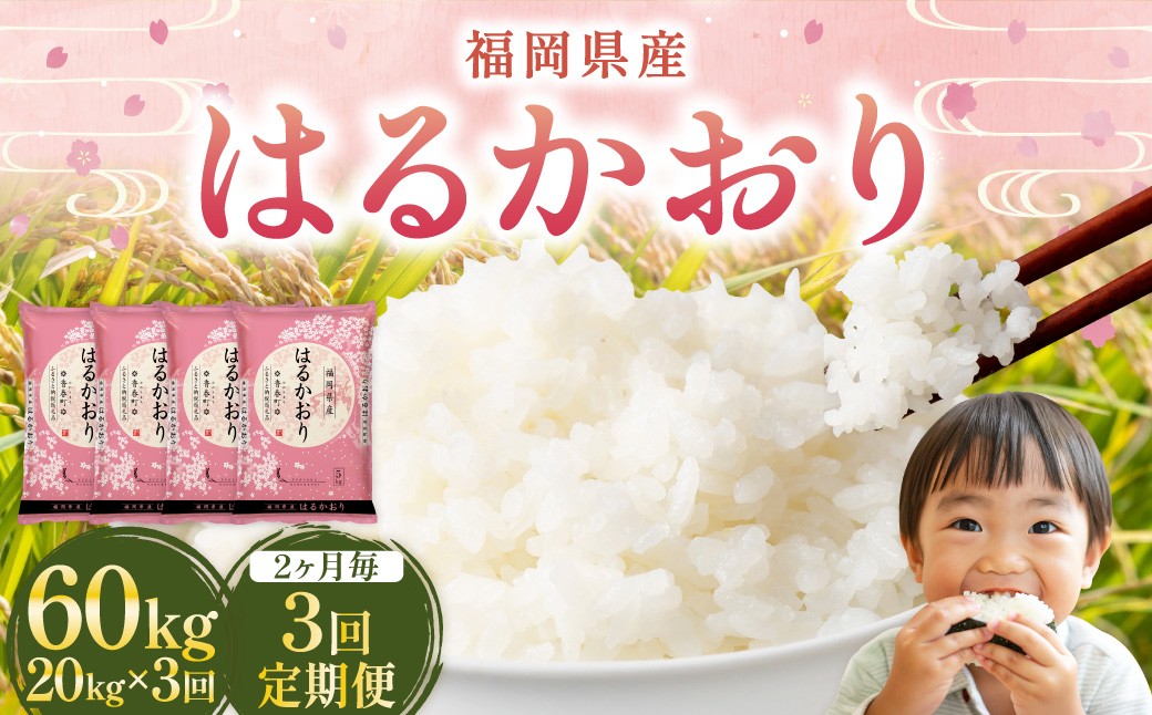 【2ヶ月毎3回定期便】はるかおり20kg