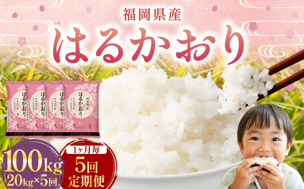 【1ヶ月毎5回定期便】はるかおり20kg