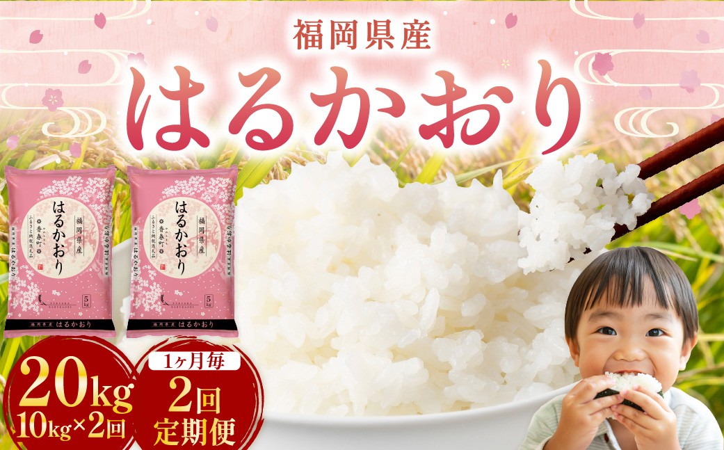 【1ヶ月毎2回定期便】はるかおり10kg