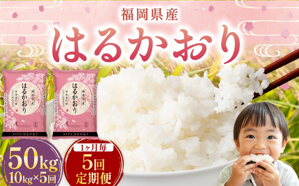 【1ヶ月毎5回定期便】はるかおり10kg