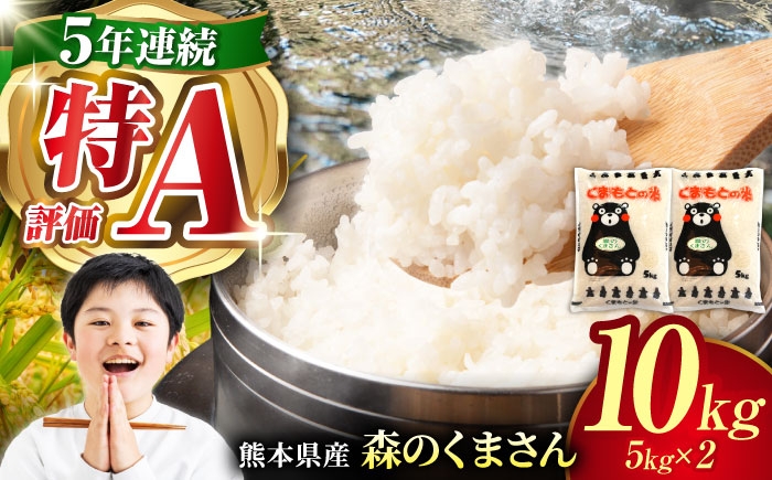 熊本県産 森のくまさん 白米 10kg (5kg×2)