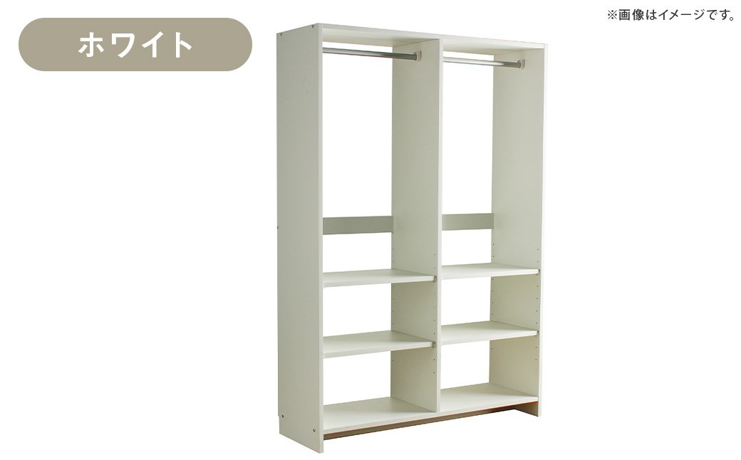 【カラーを選べる】スマート ハンガー収納ラック ホワイト・ブラック・ネイビー