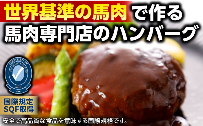 馬肉ハンバーグ 150g 10個 冷凍 計約1.5kg 惣菜 ハンバーグ 小分け 個包装 ハンバーグ