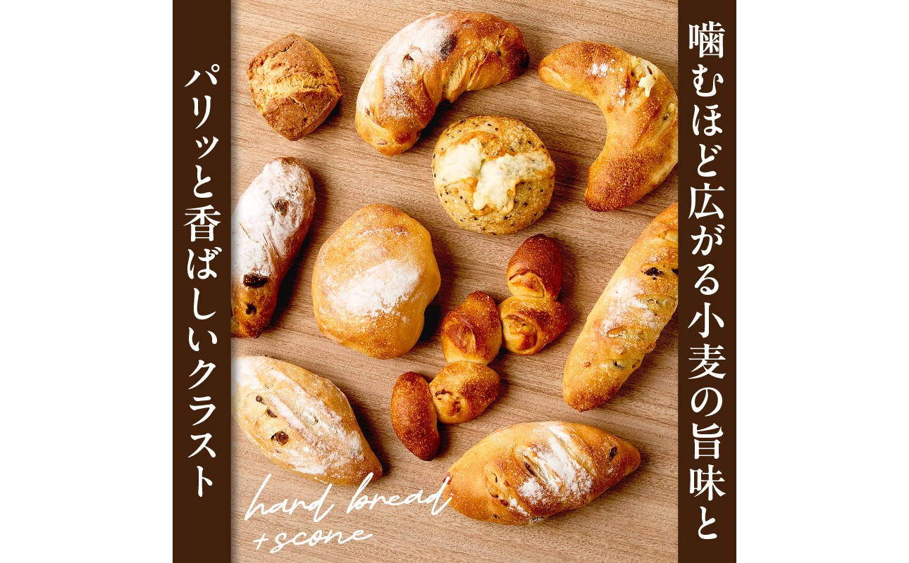 ハード系パン9種＋スコーン1種セット！ 