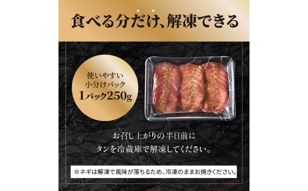 【スピード発送】最短7日以内発送！！【大盛九条ネギ】塩ダレ牛タン250g
