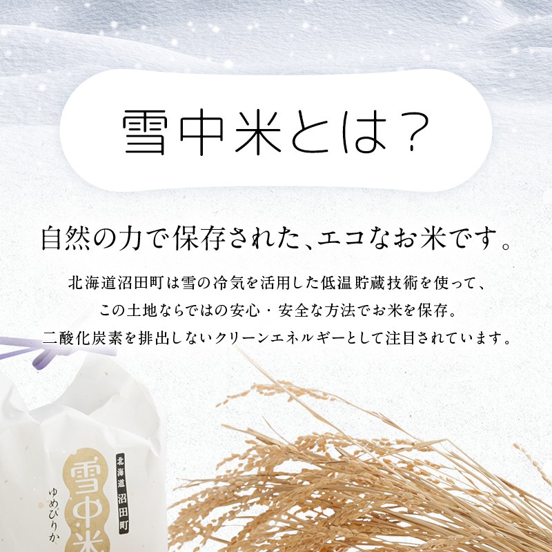 令和7年産 特Aランク米 ななつぼし 精米 10kg（5kg×2袋）雪冷気 籾貯蔵 雪中米 北海道