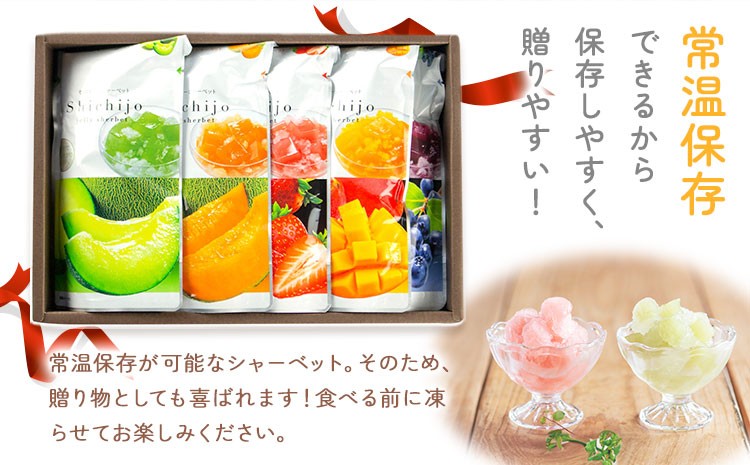ゼリーシャーベット 10個 セット フルーツ 果物 アイス メロンドーム