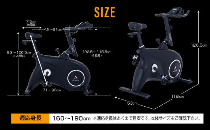 エアロバイク フィットネスバイク スピンバイク マシン ダイエット 有酸素運動 ミニ コンパクト 静音 家庭用 おすすめ