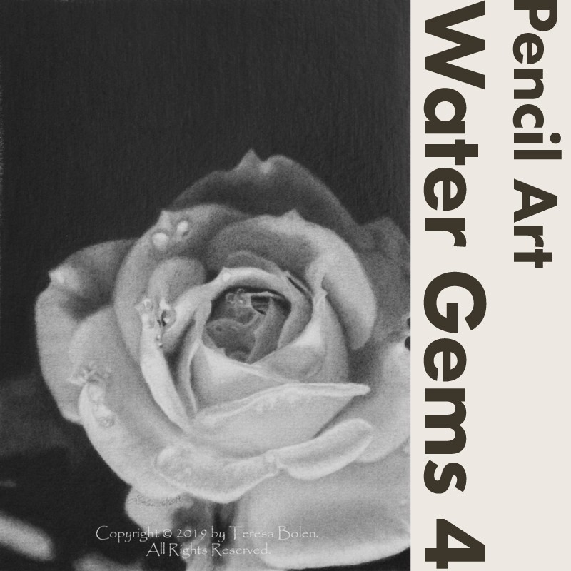 鉛筆画 Water Gems 4