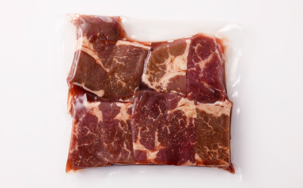 【訳あり】 厚切り牛ザブトン （肩ロース） ステーキ 約500g×1パック