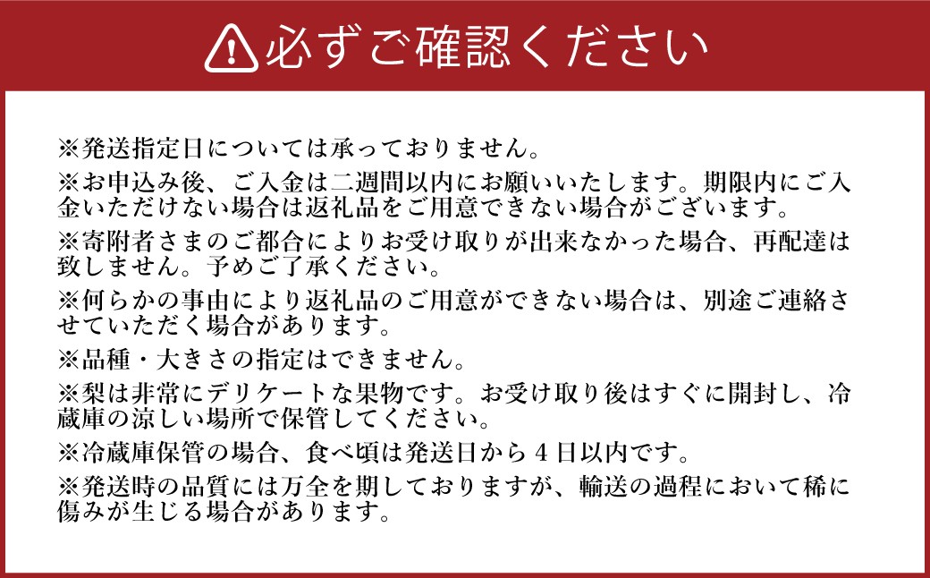 《先行予約》山之上の梨(品種はおまかせ) 約5kg(8～14玉)【2026年8月下旬-10月上旬 発送予定】