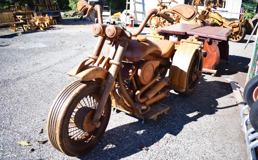 木製バイク（大）
