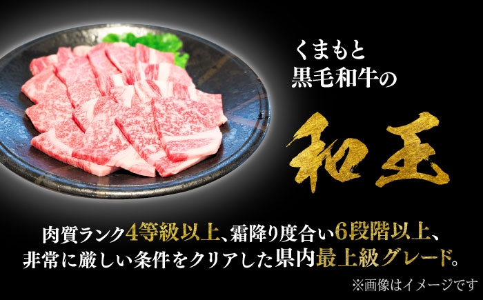くまもと 黒毛和牛 和王 肩ロース 焼肉用 約800g（約400g×2P）