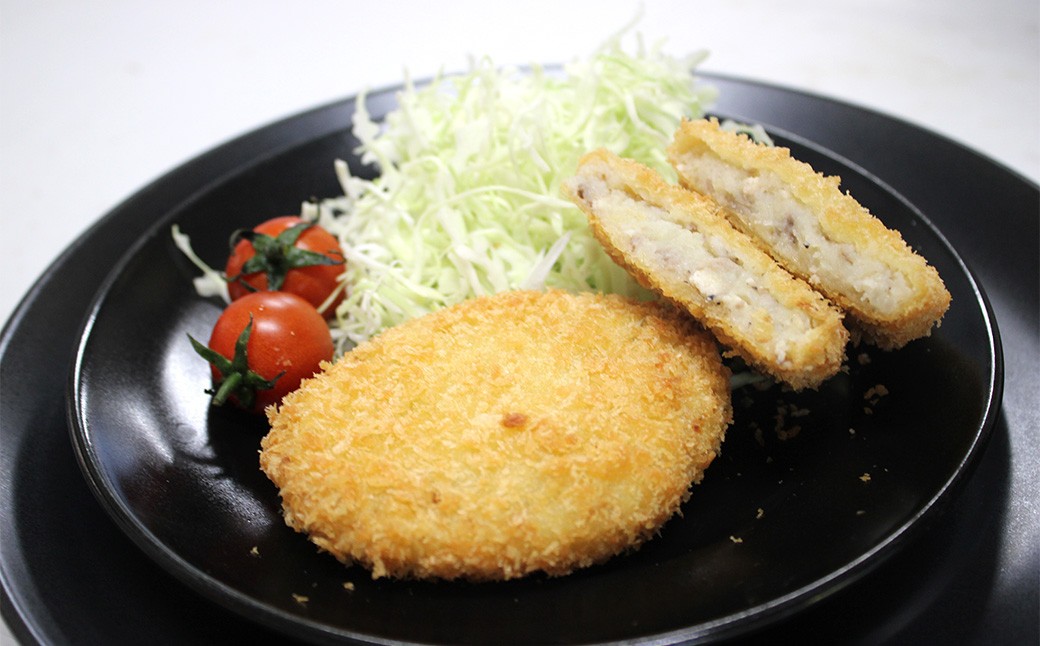 武藤牧場直売店山嘉バラエティセット（ハンバーグ 約120g×4個／コロッケ×4個／メンチカツ×4個）合計12個【冷凍】