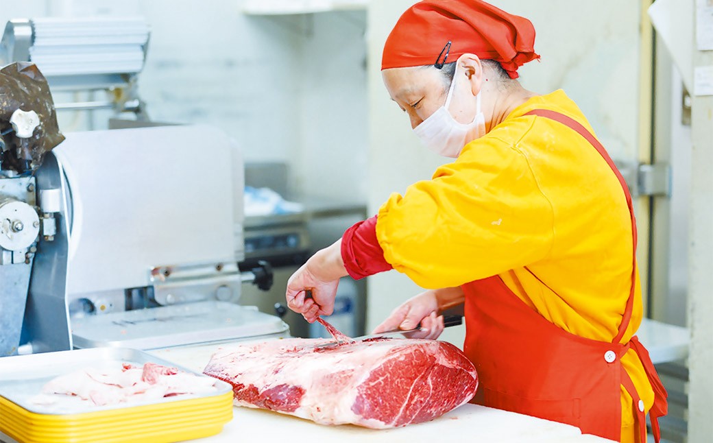 【冷蔵 定期便3ヶ月】武藤牧場直売店山嘉 焼肉用お肉 約1.2kg×3回 合計3.6kg