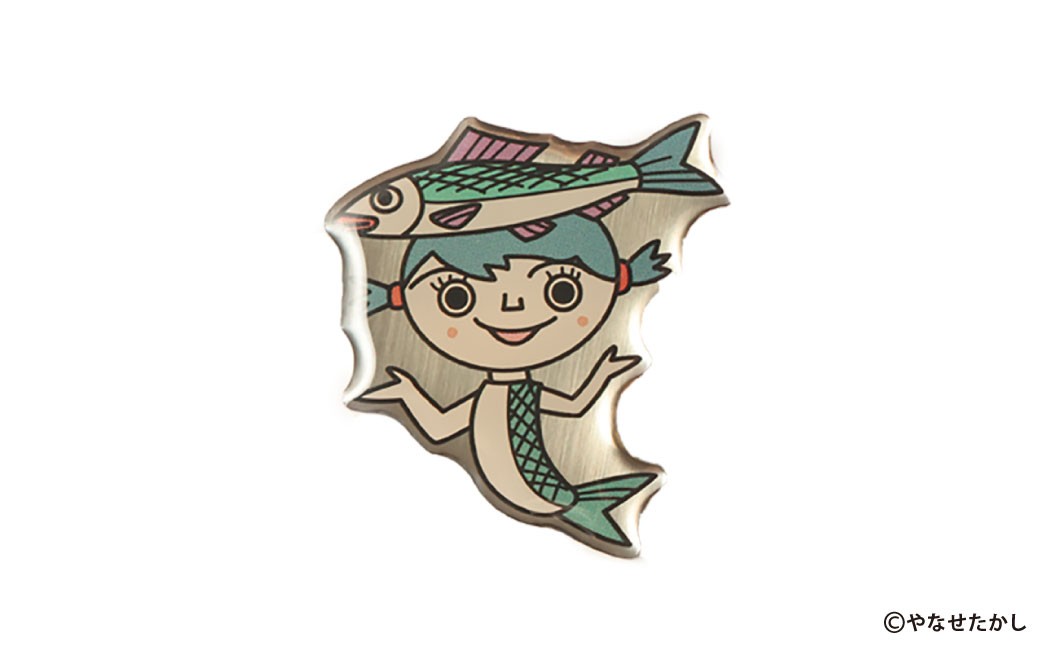 香美市 物部アユちゃん ピンバッジ