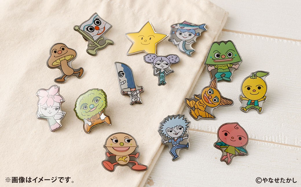 香美市 物部アユちゃん ピンバッジ