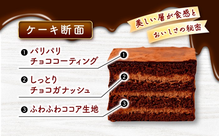 チョコレート ケーキ 2個