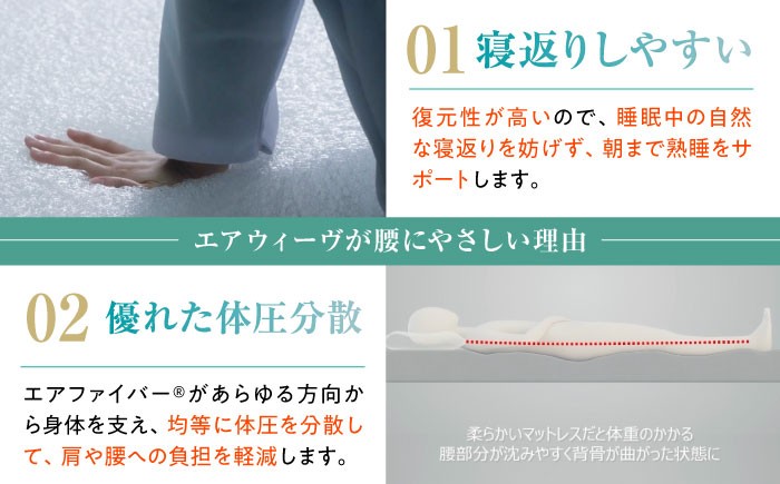 エアウィーブ マットレス マットレスパッド 敷きパッド エアリーブ エアリーヴ エアウィーブ マットレス 寝具 快眠 睡眠